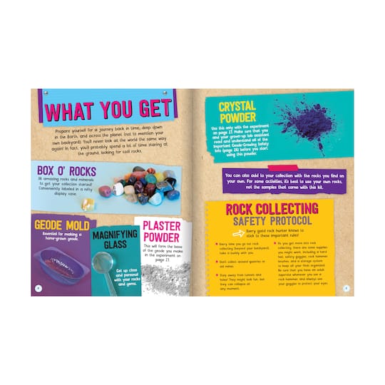 Klutz® Maker Lab: Rocks, Gems & Geodes